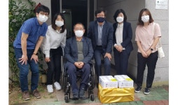 원주지방환경청,  ‘해마루장애인단기보호소’ 방문 위문품 전달