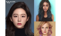 브이에이코퍼레이션, 다인종 버추얼 휴먼 3인 모델 공개