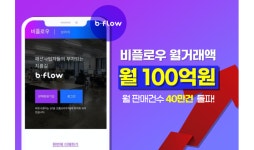 패션 커머스 플랫폼 ‘비플로우’, 월 거래액 100억원 돌파