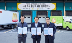 맥도날드, 장애인문화협회·코리아후드써비스와 푸드뱅크 식품 기부 협약