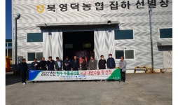 영덕군, 사과 13톤 대만시장 수출