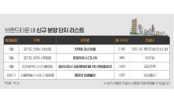 “뭉쳐야 뜬다”…브랜드타운’ 신규단지 공급 활발