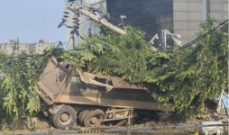 제주도 서귀포 남주고교 사거리 대형 교통사고