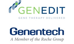 진에딧, 제넨텍과 공동연구 및 라이센스 계약
