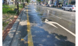 대구공공시설관리공단,  미세먼지 제거 위한 클린로드 가동