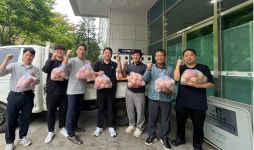 원주시청 공무원노동조합, 출하시기 놓친 관내 과수 농가 사과 구매