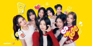 메가MGC커피XSM, 하츠투하츠 컬래버로 SMGC 캠페인 첫 론칭