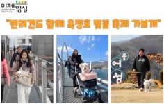 임실 옥정호 벚꽃축제 반려견과 함께 꽃길 걷개