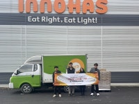 이노하스, 충주시 종합사회복지관 푸드뱅크에 냉동김밥 1200줄 기부