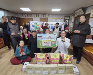 대구 남구 대명6동 행정복지센터, 뉴영대요양병원 관내 경로당에 백미·두유 기탁