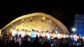 서귀포고 윈드오케스트라, 한 여름밤의 폭포와 숲길 속 앙상블