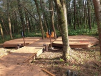 붉은오름자연휴양림 숲속야영장 조성 완료