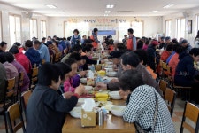 동부종합사회복지관, 이동경로식당 행복한 마을밥상운영