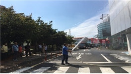 제주보건소, 제주소방서 합동 소방훈련 실시