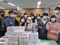 서귀포시학교밖청소년지원센터, 응원마들렌 전달