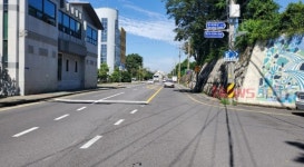 서귀포의료원 진입로 조성사업 완료