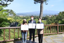 서귀포시-(사)제주올레-제주관광공사 칠십리시공원 길 위에서 맞손