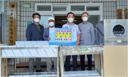 제주적십자사, 신촌리 어르신에 물품 지원