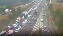 제주 평화로 1톤 트럭 전도, 졸음운전 원인