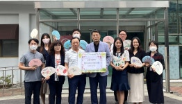글꽃나빌레라 동호회, 제주도립노인요양원에 작품 기증