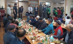 삼달1리마을회, 어버이달 경로잔치 개최