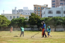 삼도2동, 제주목관아 영주관 객사터 환경정비 실시  