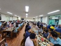 기당법환복지회, 법환경로당 어르신들께 점심 식사 제공 