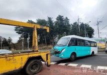 제주서 버스 견인차 교통사고