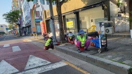 천지동, 주요 도로변 환경정비 활동 