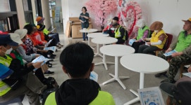 삼도1동, 노인·장애인 일자리 참여자 혹서기 대비 교육 실시