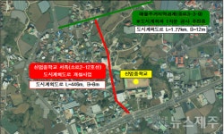 신엄중학교 서측 도시계획도로 개설...내년 6월 준공