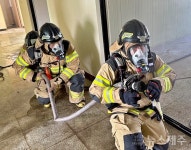 동부소방서, 현장대응력 향상 실화재 훈련