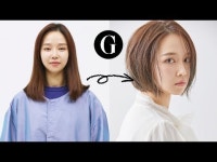 [그라피TV] 드라이 커트와 애시 컬러로 완성한 청량감 있는 시크 보브 스타일