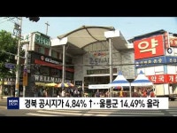 경북 공시지가 4.84%↑‥울릉군 14.49% 올라