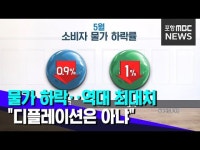 물가 하락률 역대 최고
