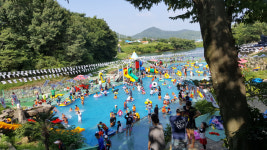 [트래블투데이] 청정자연 속 해남 물놀이장 “워터파크 부럽지 않다!”