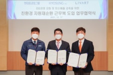 현대중공업그룹-효성티앤씨-현대리바트, 그린 리사이클 유니폼 도입 MOU