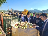 농협중앙회 이재식, 경북 영주지역 태풍 낙과피해 현장 점검