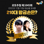 1045회 로또 당첨번호 조회결과 1등 13명 19억씩