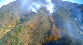 산림청, 경기 가평군 청평면 산불 진화 완료