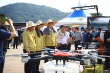 농협, 하천부지 들풀 조사료 이용 시연회 개최