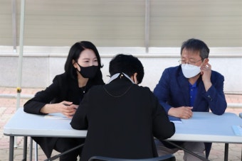 송기헌 의원, 지역주민과 소통...민주당 민심경청 프로젝트