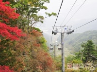[포토] 무주덕유산 단풍구경은 관광곤도라로...부영그룹 무주덕유산리조트