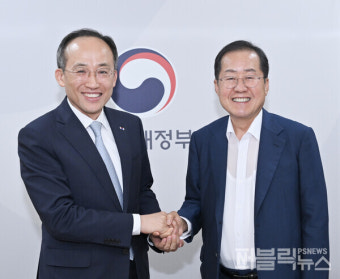 홍준표 대구시장, 추경호 경제부총리 만나 현안 사업 지원 요청