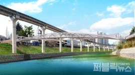 대구 북구, 팔달동 보도교 준공식 진행