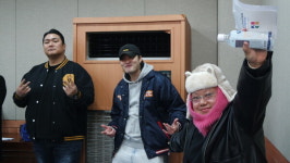 [포토] 이규호&이칠링&샤군, 홍보대사 트리오