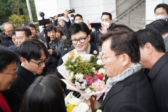 YC청년회의 충청, 대전역서 한동훈 비대위원장 환영 행사