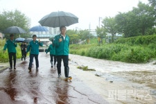 김성제 의왕시장, 집중호우 대응 상황 점검