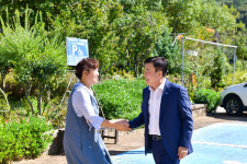 정기명 여수시장, 추석 명절 앞두고 사회복지시설 위문