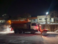 영광 고추특화시장 제설작업… 군민 안전 최우선